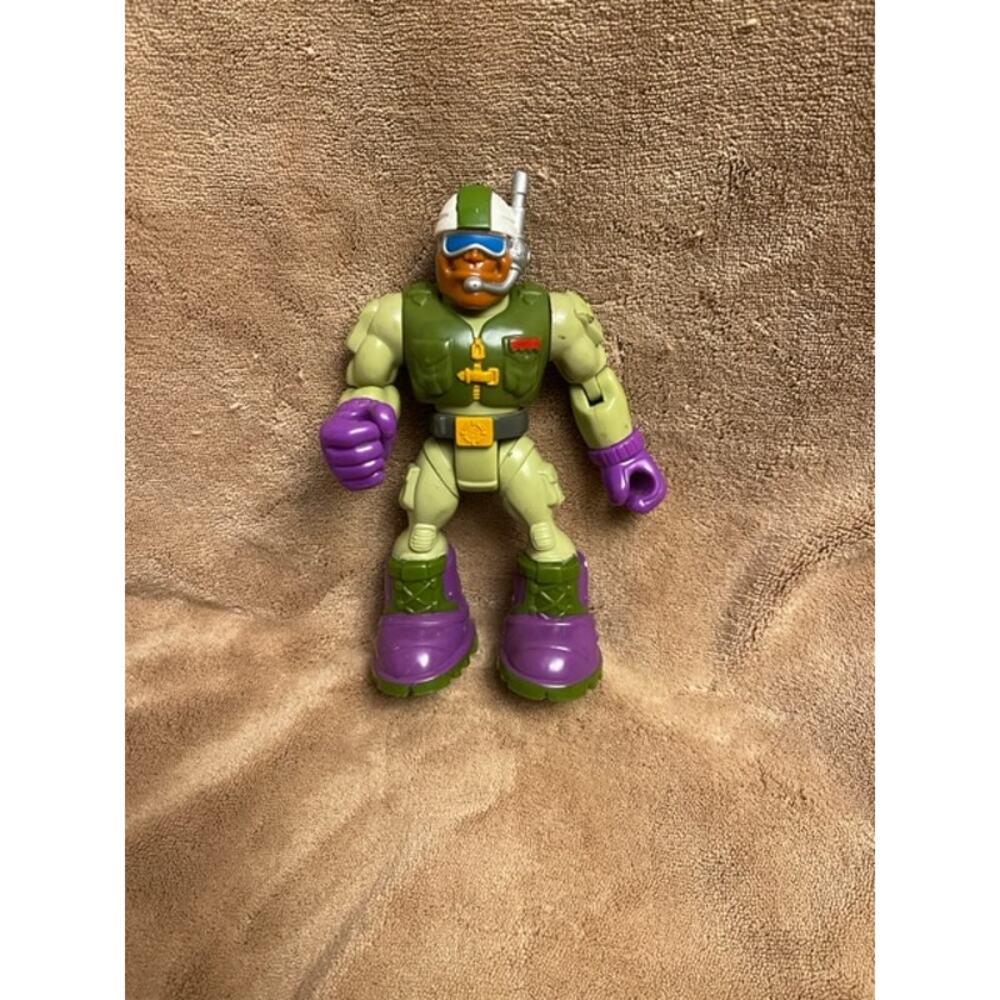 Vintage Fisher Price Rescue Heroes Rocky Canyon Mountain Ranger Figure (1997)